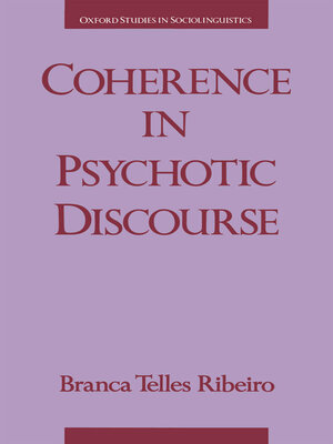 cover image of Coherence in Psychotic Discourse